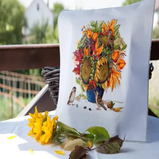 Sunflowers K-80 Counted Cross-Stitch Kit {2}