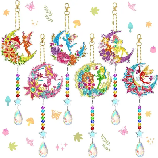 6 Pcs Diamond Painting Kits {1}