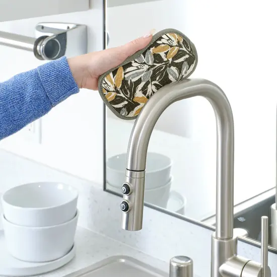 Leaf Tiles Reusable Scrubbies, Set of 4 {4}