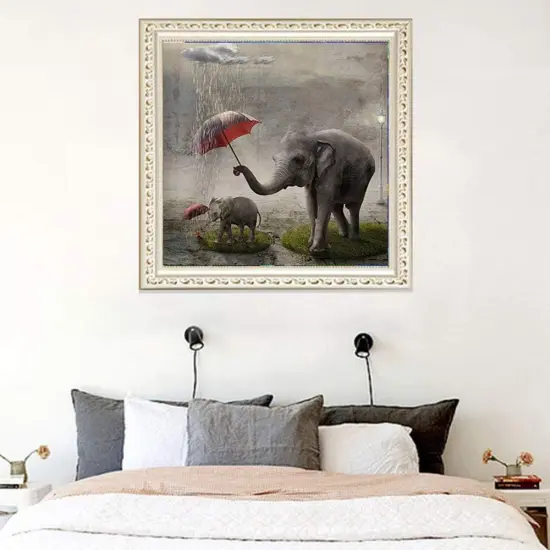 5D DIY Diamond Art Painting Kits for Adults Full,Elephant Full Drill Embroidery Paintings Rhinestone Pasted DIY Painting Cross Stitch Arts Crafts {5}