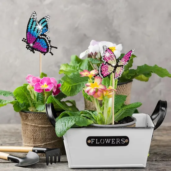 8 Pcs Butterfly Diamond Art Kits for Adults {5}