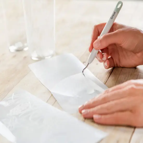 Cricut Permanent Frosted Vinyl 12"X48" Roll-Opaque {3}