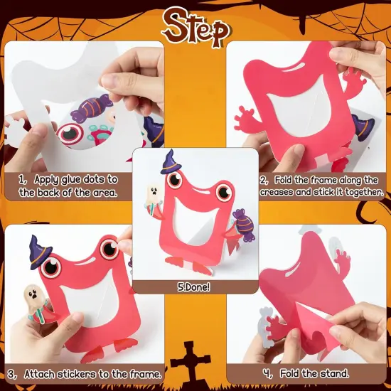 112Pcs -DIY Monster Frame Craft Kits, DIY Craft Kits for Kids {3}