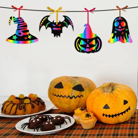 Halloween Scratch Paper Art Set {4}