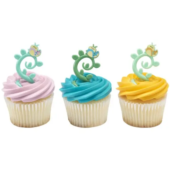 Caterpillar Wrap Cupcake Rings 12ct {4}