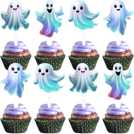 24PCS Halloween Cupcake Toppers {1}