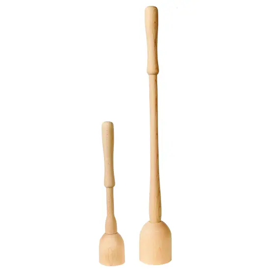 Lehman's Sauerkraut Stomper Crock Packer, Hand Smoothed Wooden USA Made {2}