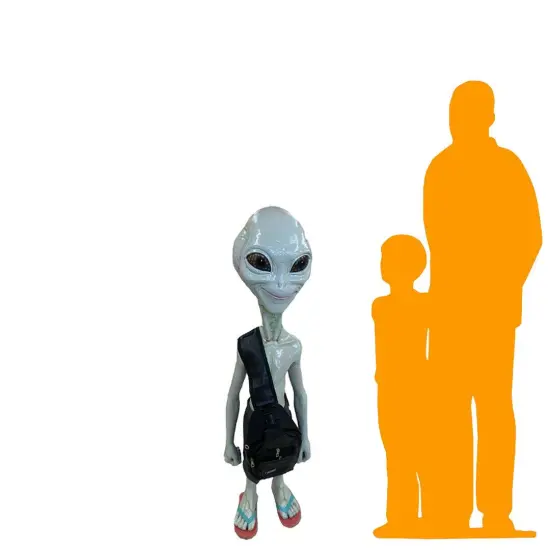 Alien Paul With Satchel Life Size Statue {2}