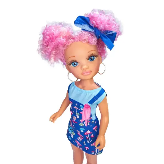 Nancy Curly Power Fashion Doll with Pink Hair, 16" Doll {2}