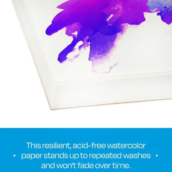 Sax Watercolor Paper, 24 x 36 Inches, 140 lb, Natural White, 50 Sheets {5}