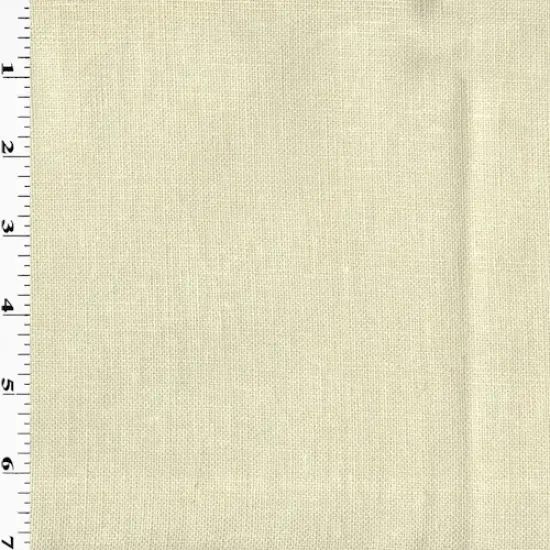 Whipped Off-White Semi-Opaque Woven Decorating Fabric By the Yard {1}