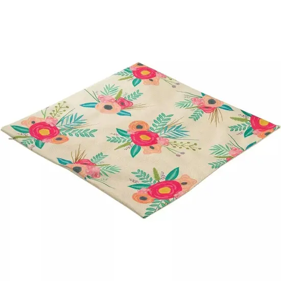 4x Easter Bunny Hello Spring Throw Pillow Covers Cushion Cases 4 Designs, 17" {3}