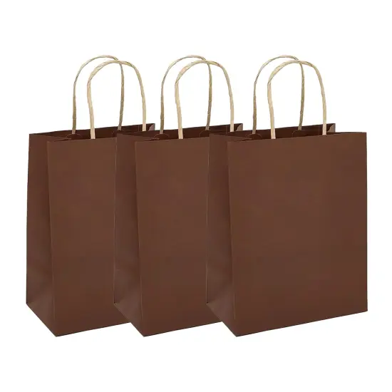 Extensive Kraft Tinted Shopping Bag 8" x 5" x 10.25" {2}