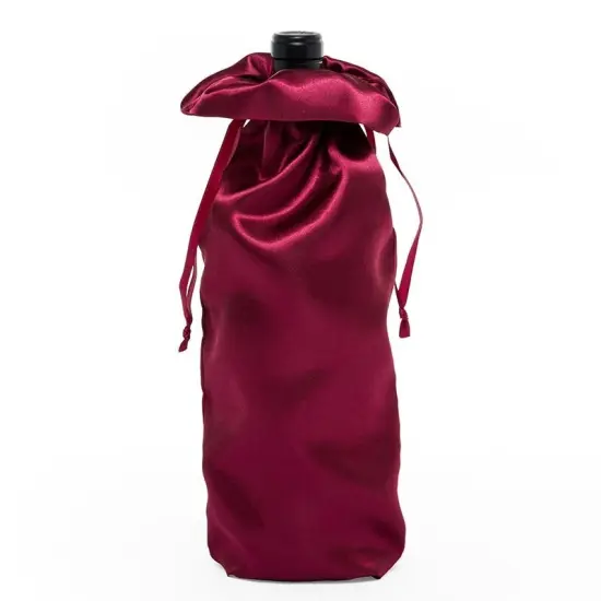 Luxury Satin Wine Pouch 6'' x 15'' {4}