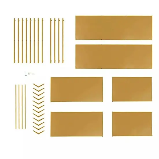 4 feet Gold Large Hexagon Metal Cake Dessert DISPLAY STAND Arch Backdrop Party {2}