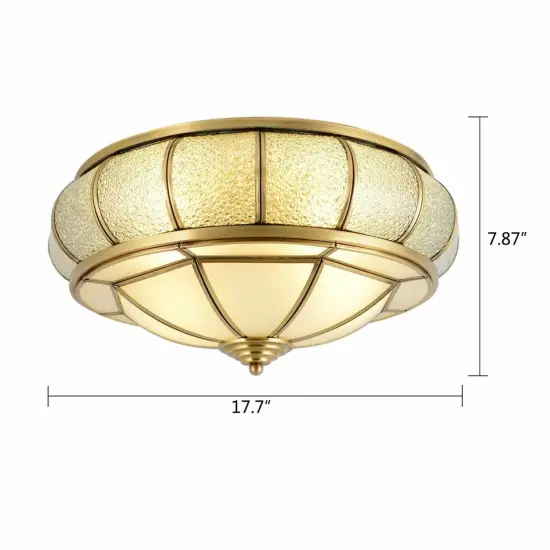 Luxury Round Modern Chandelier Flush Mount Ceiling Light Home Lamp Decor E26 {2}