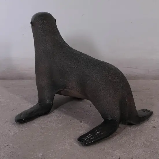 Sea Lion Baby Seal Statue {5}