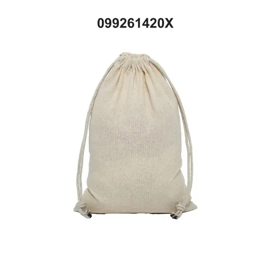 Generous Cotton Muslin Pouch 14" x 20" {2}