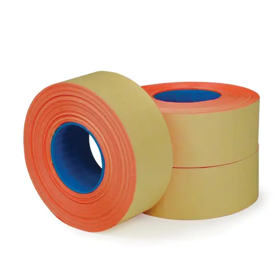Garvey 2-Line Price Marking and Coding Label Roll, Red, 1000 Labels/Roll, 3 Rolls/Pack {1}