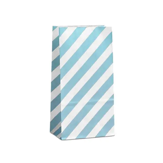 Diagonal Stripe SOS Bags 3 5/8'' x 2 1/4'' x 7'' {2}