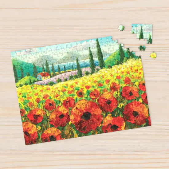 Field of Poppies 1000-Piece Puzzle {4}