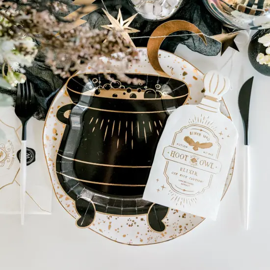 FANCY BLACK & WHITE CUTLERY {2}