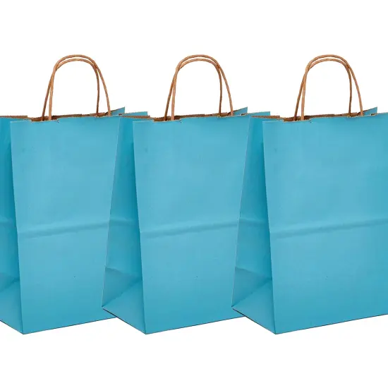 Reliable Kraft Paper Tinted Shopping Bag 5.5" x 3.25" x 8.375" {2}