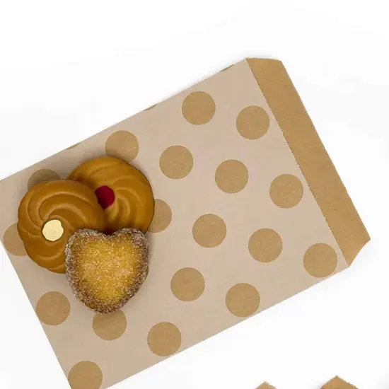 Vela Self-Sealing Frosted Paper Bags 5 1/8" x 6 3/8" {3}