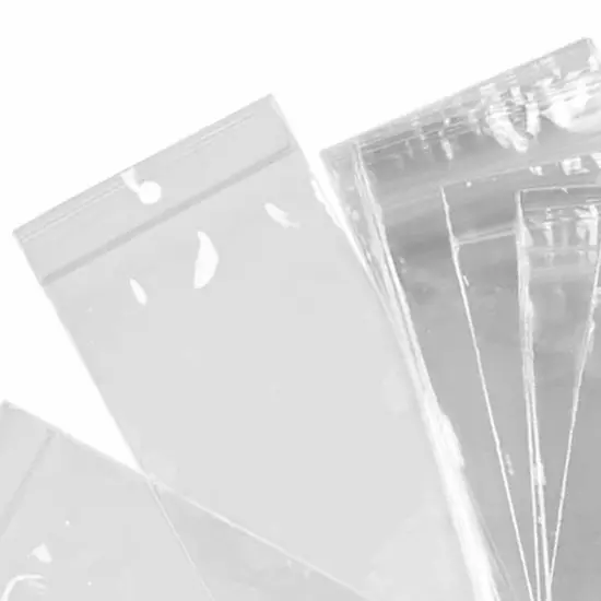 Clear Reclosable Cello Bag with Hang Hole 6" x 6" {4}