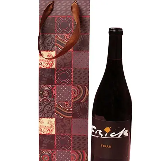 Art Panel Wine Bag 4 1/8'' ✕ 4 1/8'' ✕14 1/4'' {4}