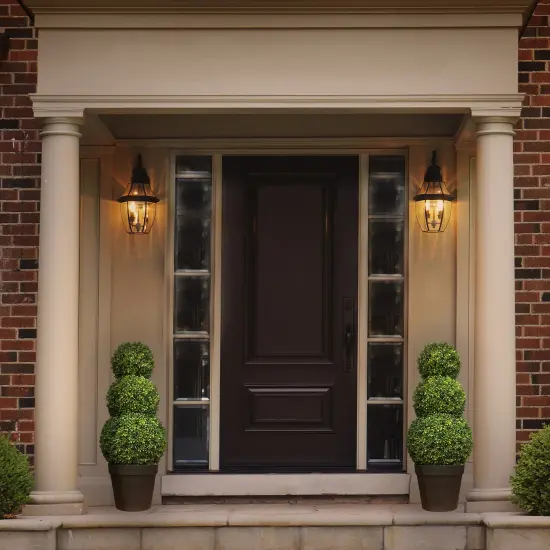 Haute Decor Adjustable Artificial Topiary - Includes 1 Artificial Boxwood Topiary for Front Porch - Adjust The Space Between Topiary Balls - Available in Triple or Double Styles {3}