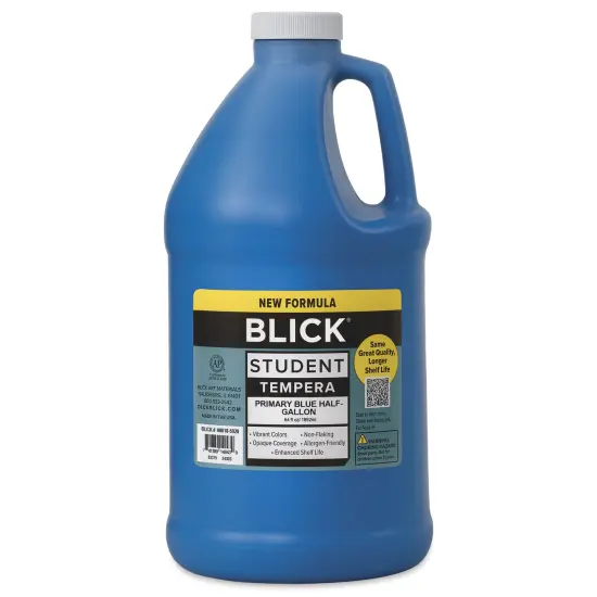 Blick Student Tempera Paint - Primary Blue, 64 oz bottle {1}
