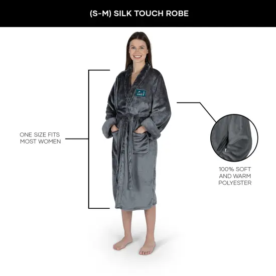 NFL Philadelphia Eagles 2025 Super Bowl LIX Nola S/M Silk Touch Robe 23X41 Inches {5}