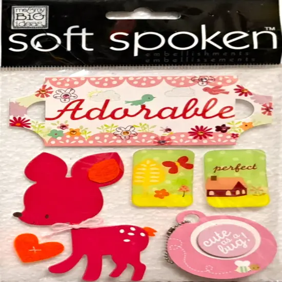 Me & My Big Ideas Flower Patch Adorable Dimensional Stickers {1}