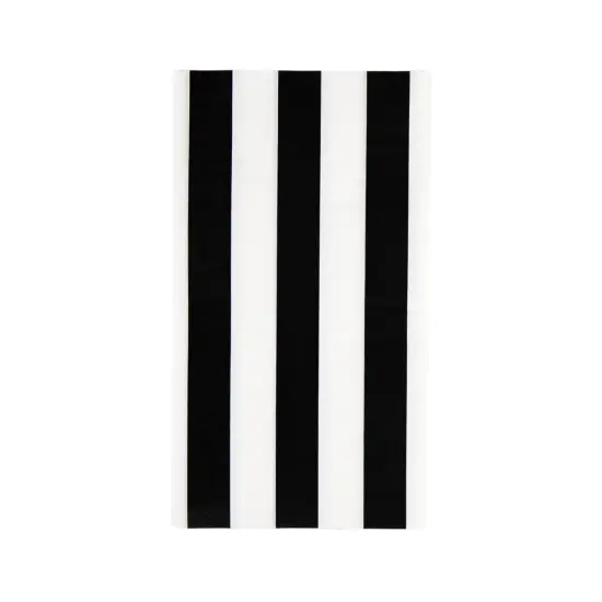 BLACK NOIR SIGNATURE CABANA STRIPE GUEST TOWELS {1}