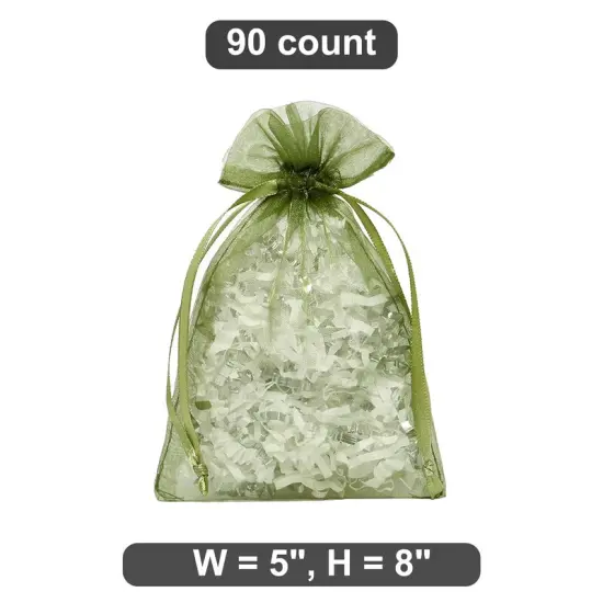 5&rdquo; x 8&rdquo; Sheer Organza Bags Great for Wedding Favors {1}