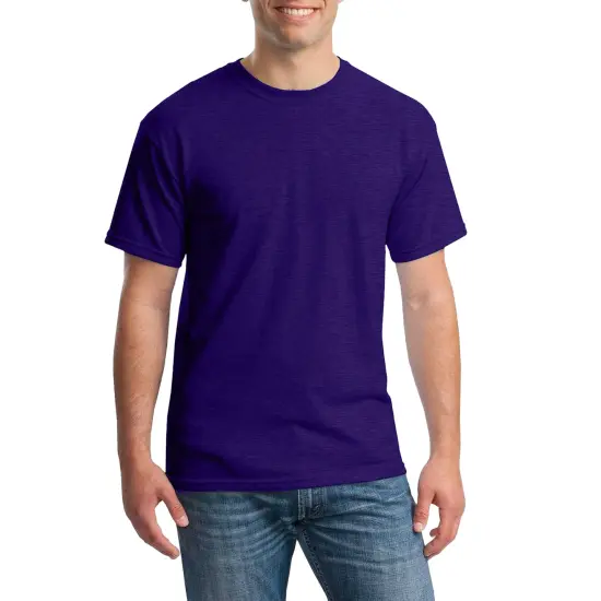 Hanes Essential-T T-Shirt for Men's Cotton Tees Purple {1}