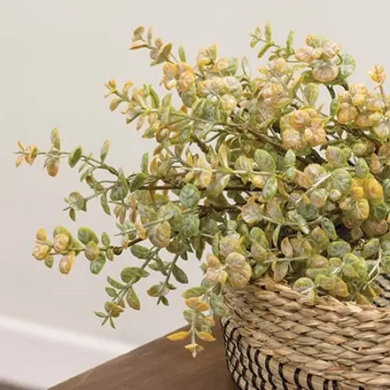 19" Long Golden Harvest Leaves Bush with Flexible Wrapped Stem {3}