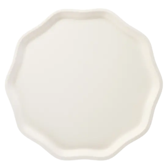FRENCH CR&Egrave;ME COMPOSTABLE DINNER PLATES {1}