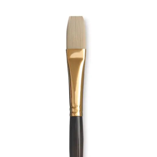 Princeton Series 6300 Dakota Synthetic Bristle Brush - Flat, Long Handle, Size 10 {1}
