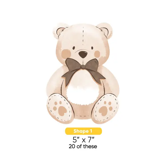 Big Dot of Happiness We Can Bearly Wait - Decorations DIY Teddy Bear Baby Shower Essentials - Set of 20 {6}