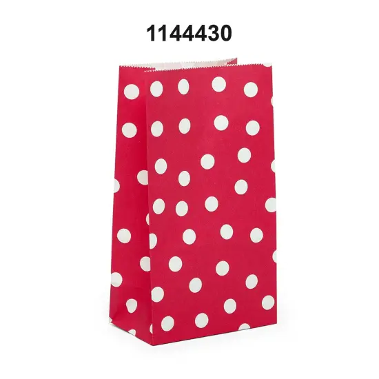 Dot Pattern Sos Food Bags 5'' X 3'' X 9 1/2'' Design {3}