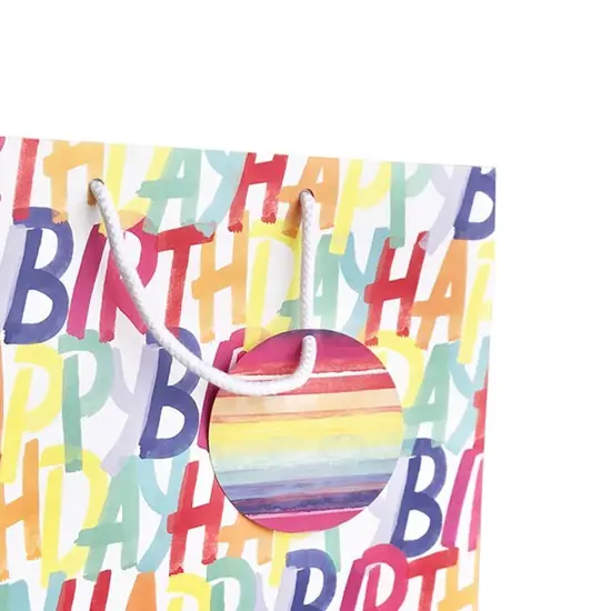 Festive Patterned Gift Bags 10" X 5" X 12-1/2" {4}