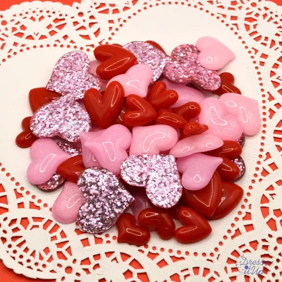 Valentine Hearts Resin Bundle {1}