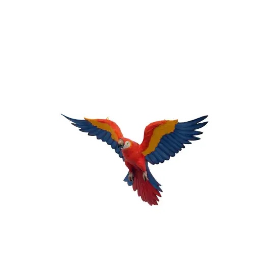 Flying Macaw Parrot Life Size Statue {1}