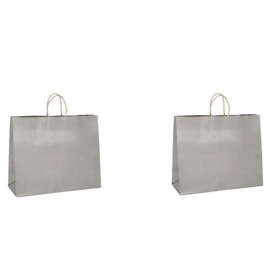 Metallic Shopping Bag Durable 16" x 6" x 18 1/2" {5}