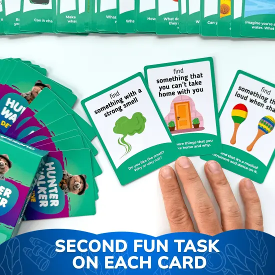 Outdoor Game Scavenger Hunt 50 Cards for Kids {3}