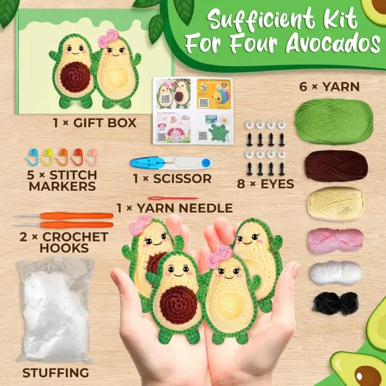 Avocado Crochet Kit for Beginners {2}