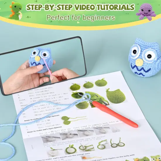 2025 Upgraded Animal Crochet Kit {3}