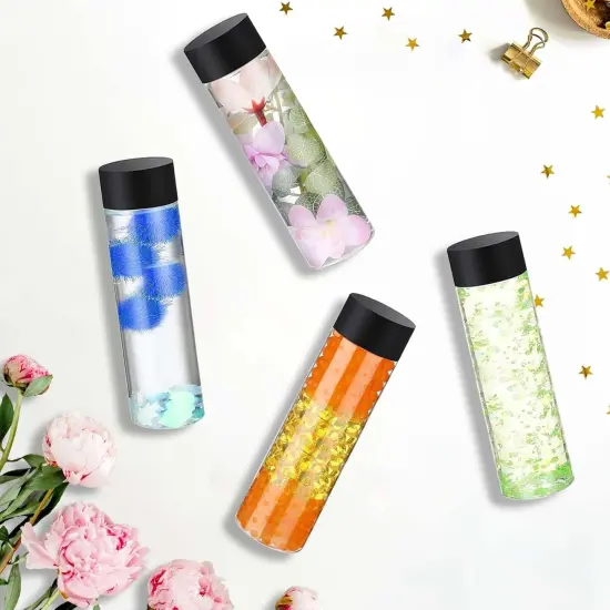 16 Pack Empty Plastic Sensory Bottles with Lids {3}